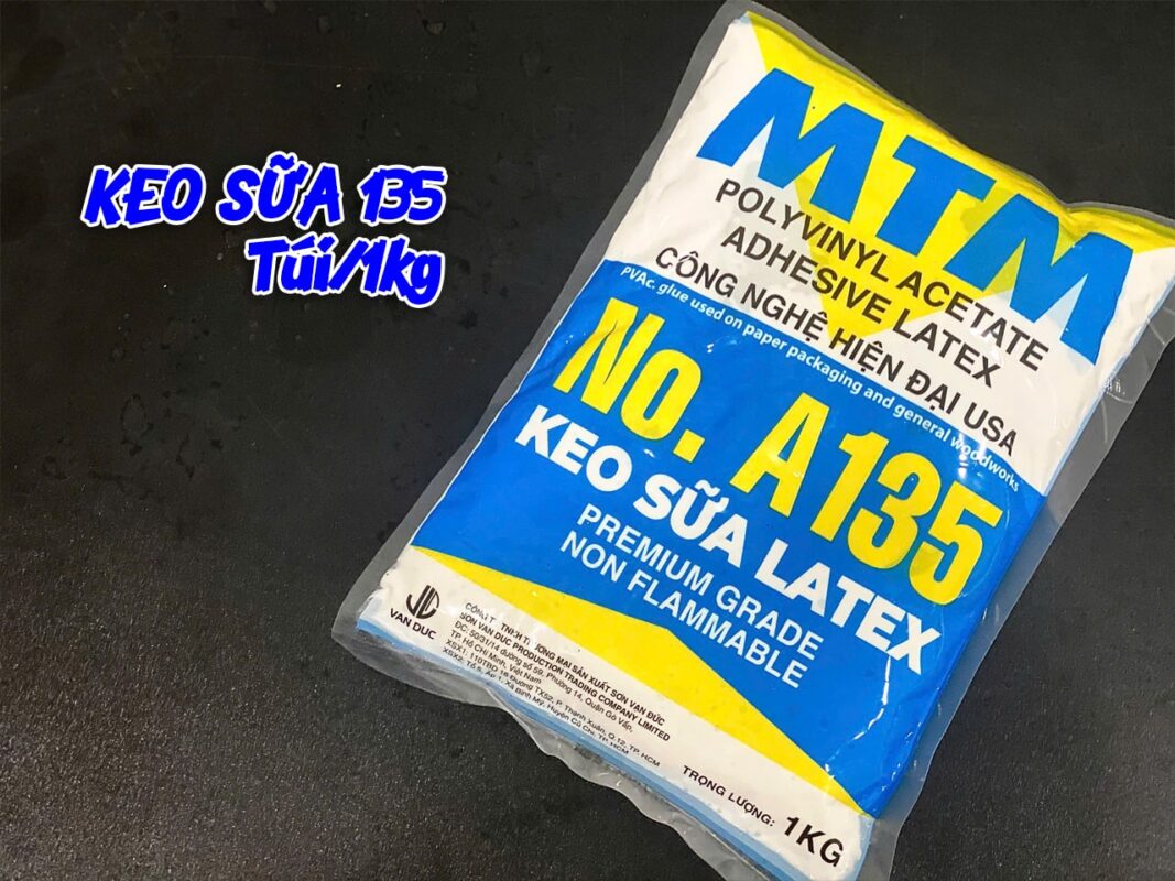 Keo Sữa Latex 135 – Lựa Chọn Chuyên Dụng Cho Thợ Chuyên Nghiệp 3 keo sữa mtm túi 1kg