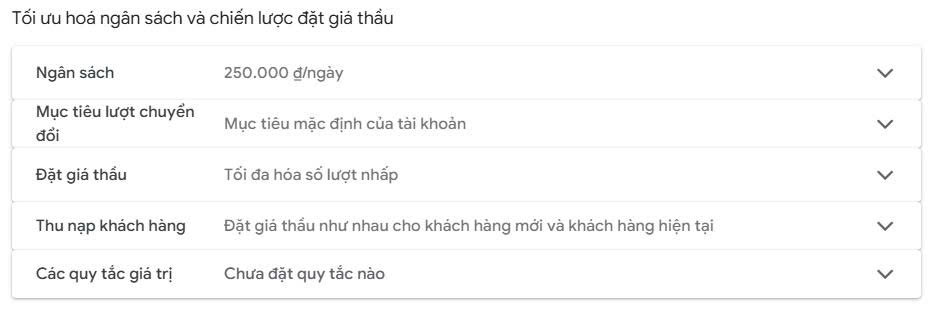 Hướng Dẫn Tạo Chiến Dịch Quảng Cáo Tìm Kiếm Google Ads Từ A Đến Z 3 gia thau va ngan sach
